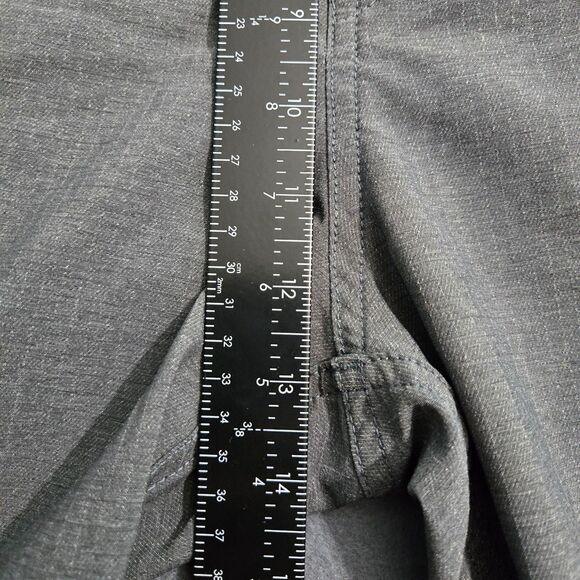 Volcom Men 38 Surf & Turf Gray 2 Way Stretch Flat Front Shorts - Picture 12 of 13